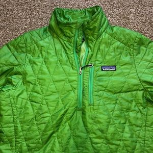 Patagonia Nano Puff Half Zip Down Jacket - Small